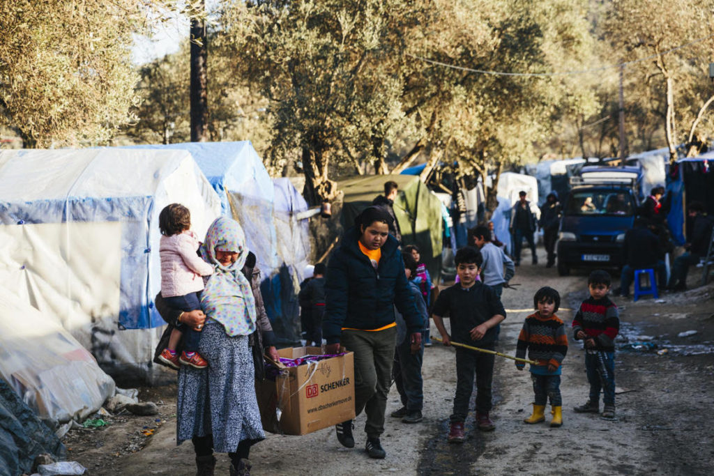 rifugiati in Grecia isole Egee isola Lesbo FOTO UNHCR Achilleas Zavallis